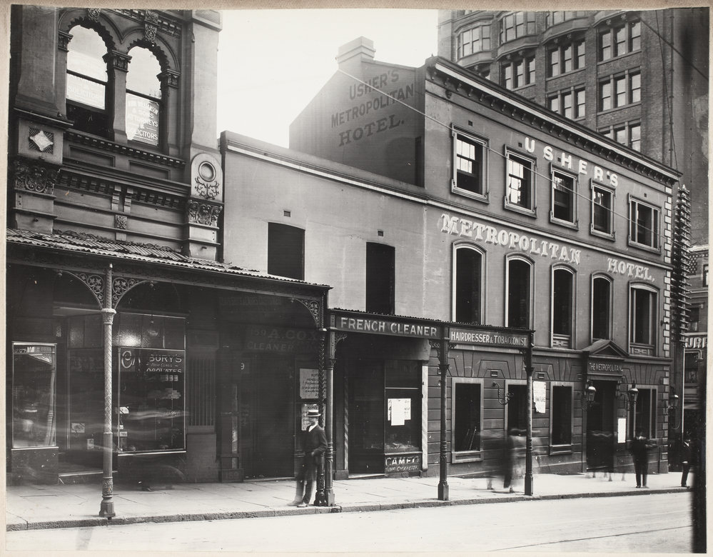 Print - Metropolitan Hotel in King Street Sydney, circa 1913 | City of ...