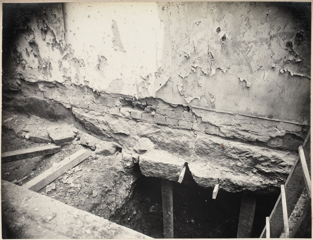 Print - Foundations in Pitt Street Sydney, 1914 | City of Sydney Archives