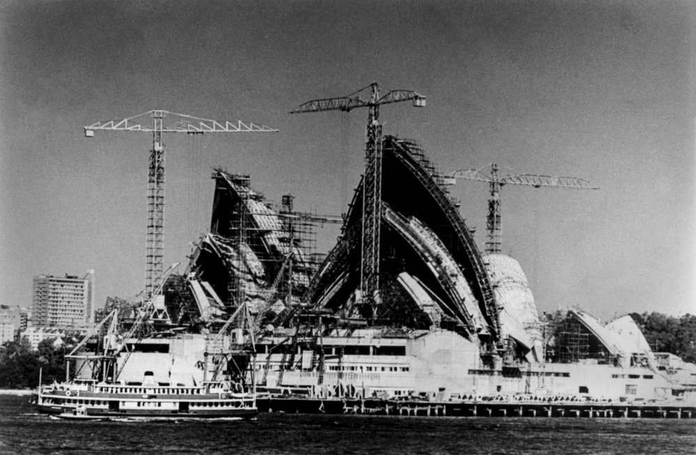 Sydney Opera House Under Construction, 1964 