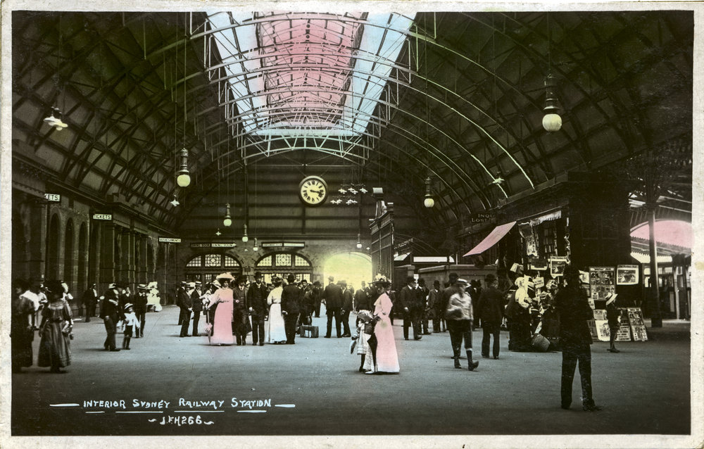 Central Station Grand Concourse, Eddy Avenue Sydney, 1908 | City Of ...