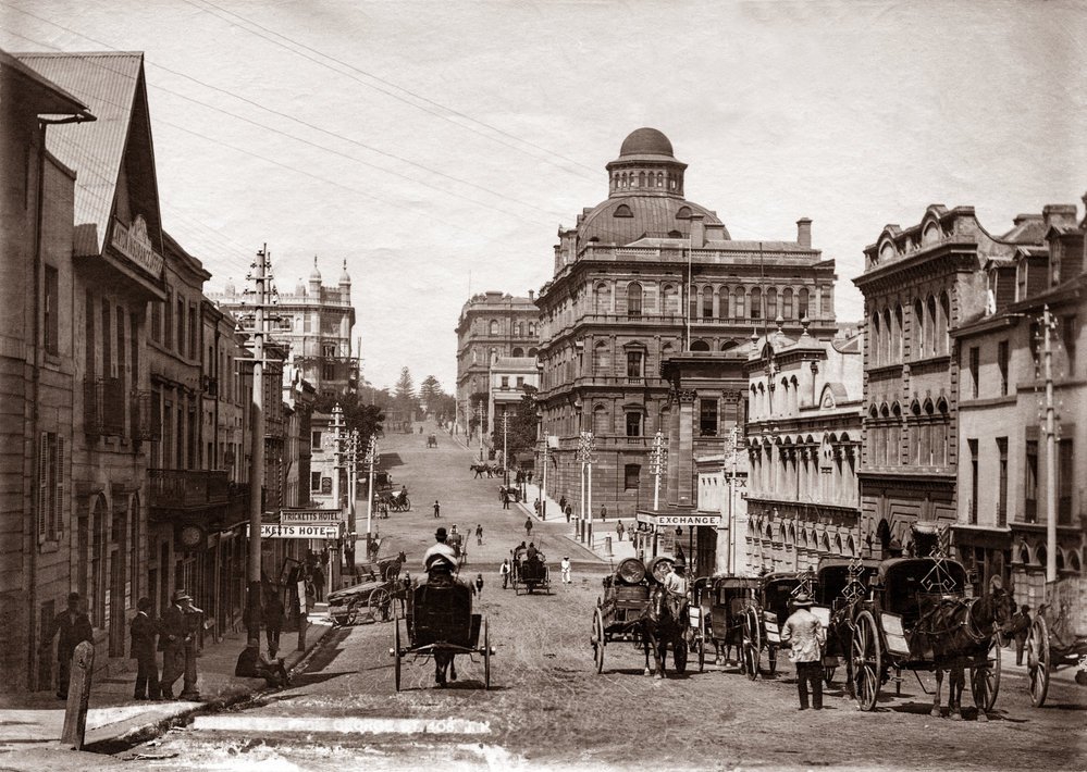 Lands Department Building Bridge Street Sydney Circa 1890 City Of