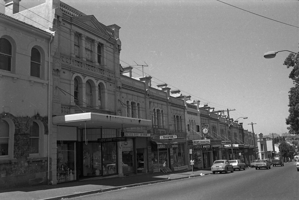 Row Of Terrace Shops, Glebe Point Road Glebe, 1970s | City Of Sydney ...