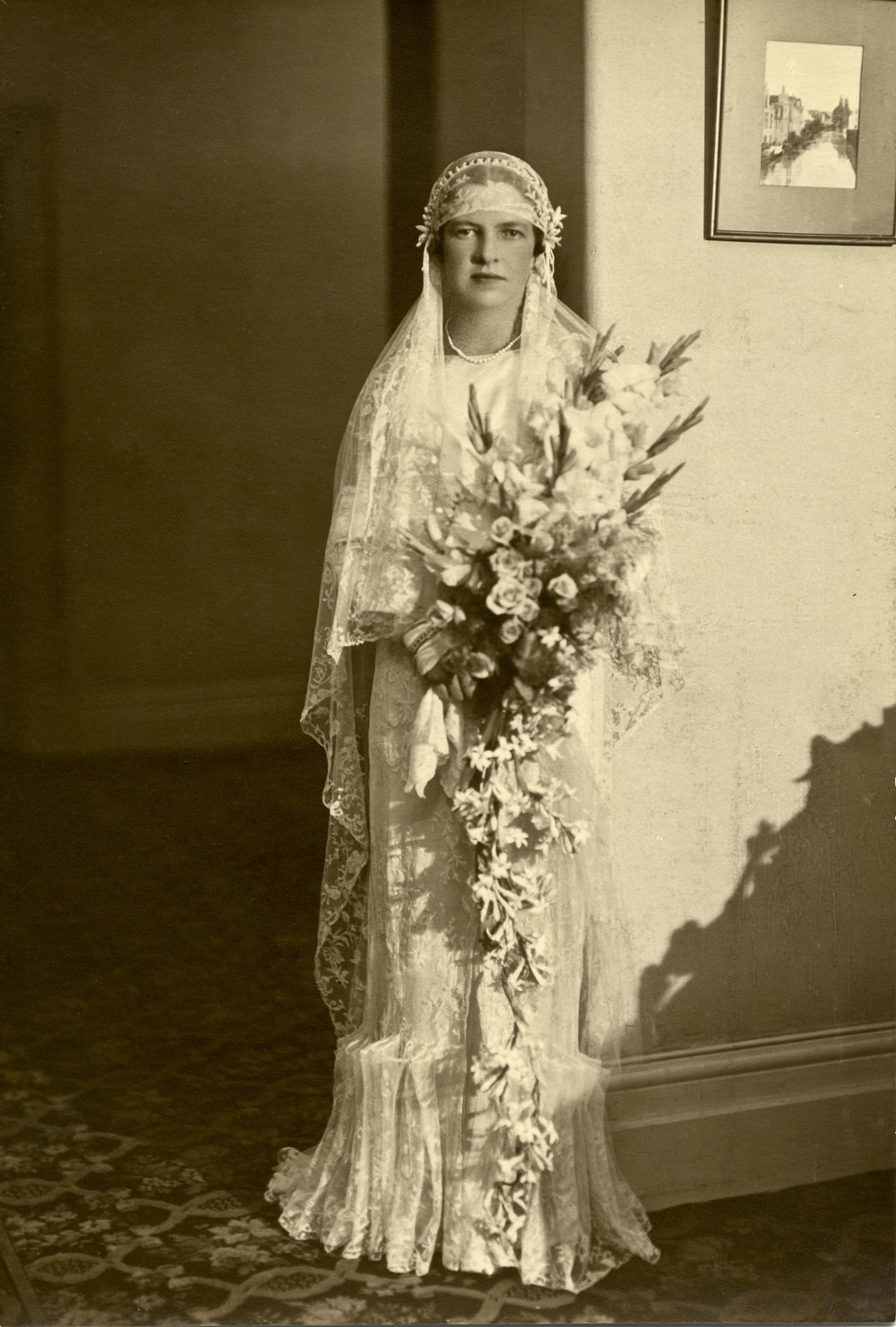 Wedding photo of Beatrice Valmai Jenkins City of Sydney Archives