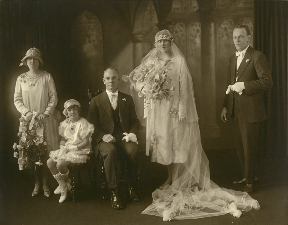 Wedding of Nora Keane and Leslie Fisher, Newtown, 1925 | City of Sydney ...