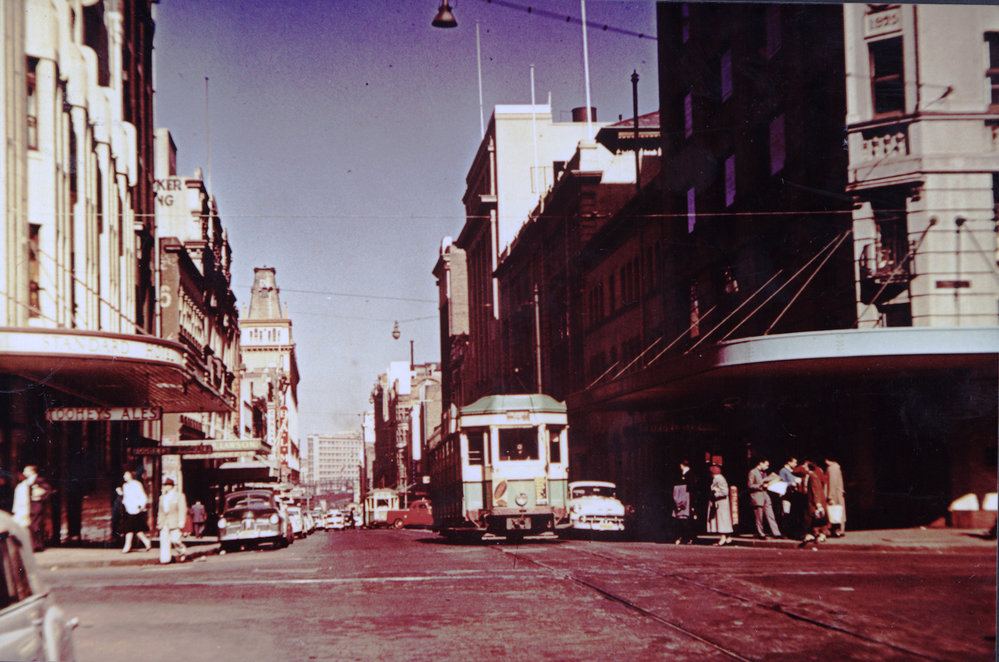 Tram In Castlereagh Street, Sydney, 1954 | City Of Sydney Archives