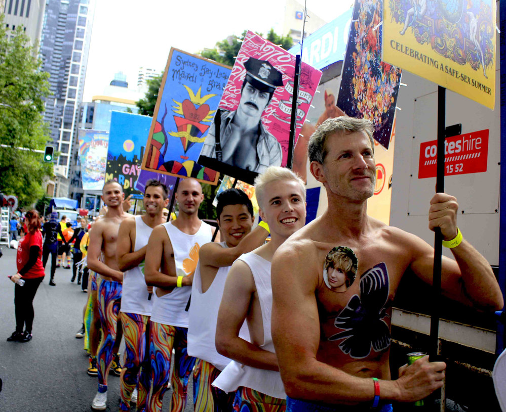 Past Sydney Gay and Lesbian Mardi Gras posters, Oxford Street Darlinghurst,  2013 | City of Sydney Archives