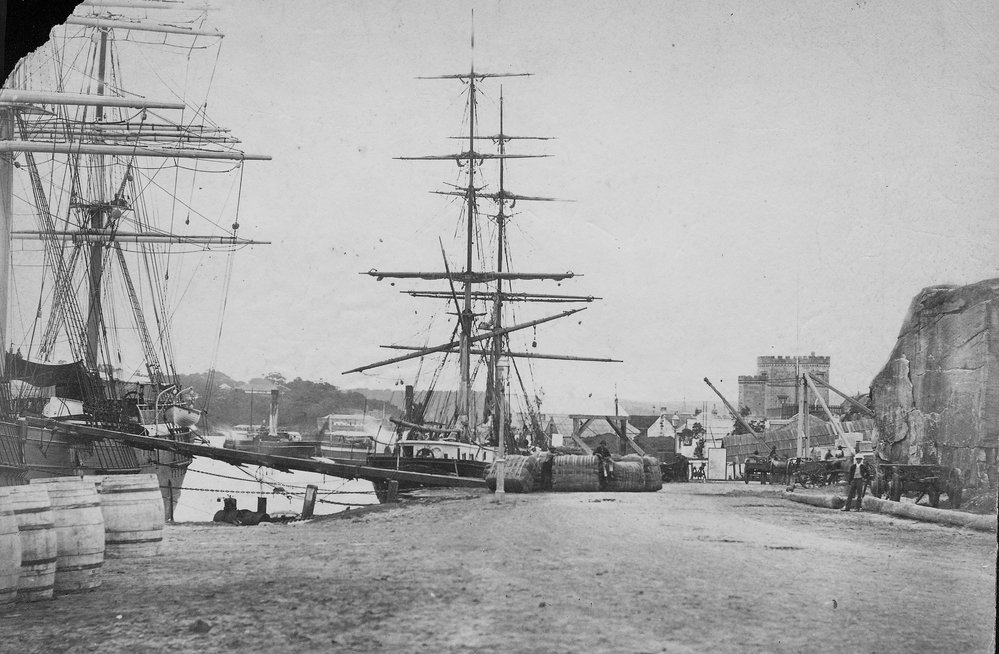 NINEVAH ( 1864--), sail, at left,Tarpeian Way, Sydney. | City of Sydney ...