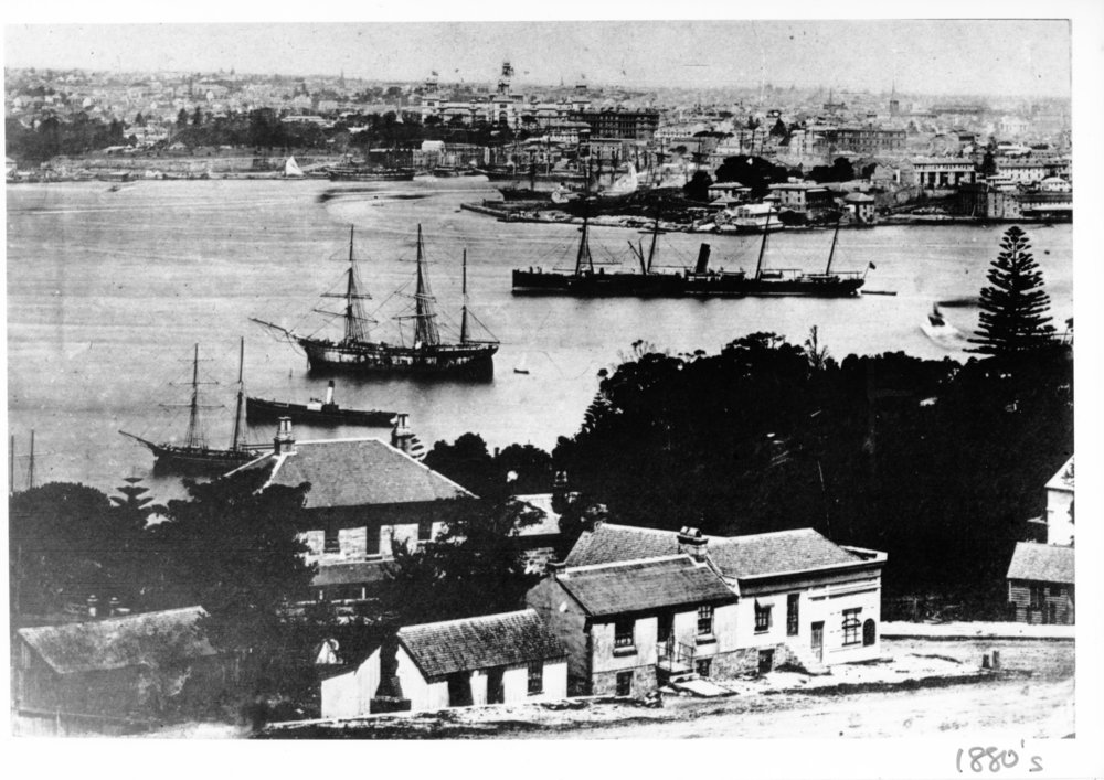 Dawes Point And Sydney Cove From Milsons Point, 1880s. | City Of Sydney ...