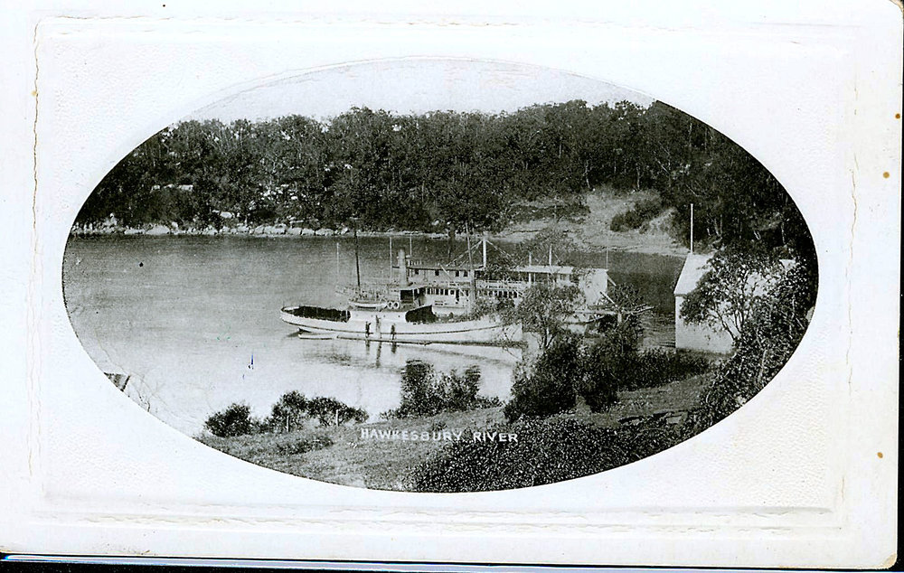 WOY WOY and PS GENERAL GORDON(1886-1910) on the Hawkesbury River ...