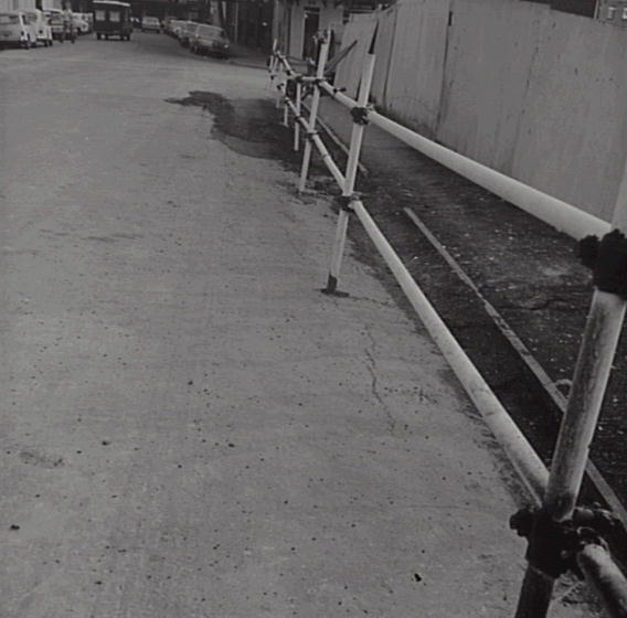 Road Repair And Pedestrian Barriers Corner Holt And Cooper Streets 