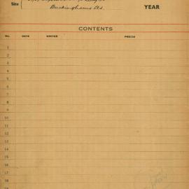 File - Air raid shelter - Buckinghams Ltd - 67-69 Oxford Street and 181-183 Riley Street, 1942-1944