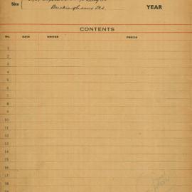 File - Air raid shelter - Buckinghams Ltd - 67-69 Oxford Street and 181-183 Riley Street, 1942-1944