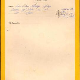 File - Question of future use of Queen Victoria Building land as a civic square, 1959-1969