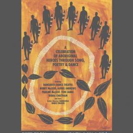 Ephemera - Advertising material - Black Vine, a celebration of Aboriginal heroes through song, 1993