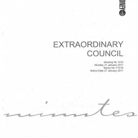 Proceedings of the City of Sydney, 2011 (including Extraordinary Council Meeting)