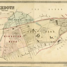 Map - Camperdown, Parish of Petersham, circa 1886-1889