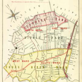 Marrickville. Parish of Petersham. Lithographed and published by Higinbotham and Robinson