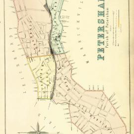 Petersham. Parish of Petersham. Lithographed and published by Higinbotham and Robinson