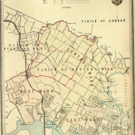 Ryde and Marsfield. Parishes of Hunters Hill and Field of Mars.