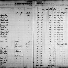 Macdonaldtown Assessment Book. South Ward.