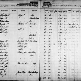 Macdonaldtown Assessment Book. Middle Ward.