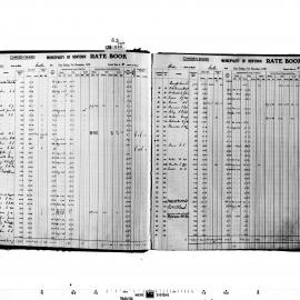 Rate book - Camden and O'Connell Wards, 1938 [Newtown Municipal Council]