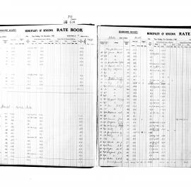 Rate book - Enmore and Kingston Wards, 1941 [Newtown Municipal Council]