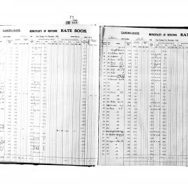 Rate book - Camden and O'Connell Wards, 1942 [Newtown Municipal Council]