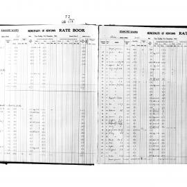 Rate book - Enmore and Kingston Wards, 1942 [Newtown Municipal Council]