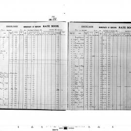 Rate book - Enmore and Kingston Wards, 1945 [Newtown Municipal Council]