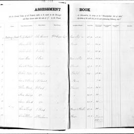Alexandria Assessment Book, 1878