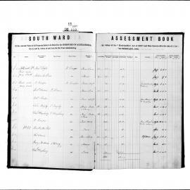 Alexandria Assessment Book (South Ward), 1883