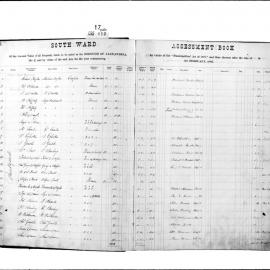 Alexandria Assessment Book (South Ward), 1885