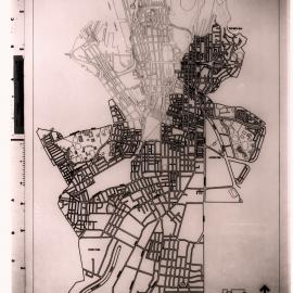 Draft Strategy Map (including amendments to roads) - aperture card