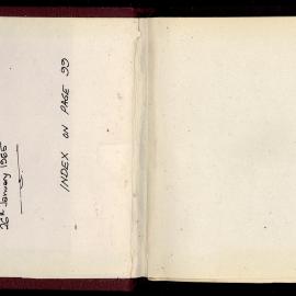 Surveyor's Fieldbook - JC Ronalds, 1964-1965