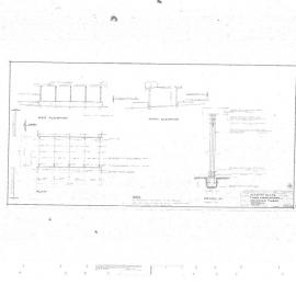 Plan - Proposed Timber Pergola, Stage 3 Martin Place Sydney (2 Frames), 1974 [M]