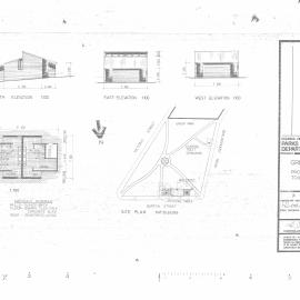 Plan - Proposed new toilet block, Green Park in Darlinghurst, 1979 [M]