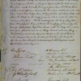 Petition - Request for sewers Macquarie Street South, 1873