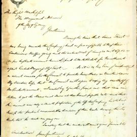Letter: Manager, Newcastle Steamship Co. requesting reimbursement for expenses incurred because 