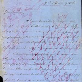 Letter: Joseph Brady, Palmer St Hotel, Woolloomooloo to City Commissioners. Continuing complaint 