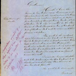 Drawings and specifications or the construction of item for intercepting sewerage, 1856