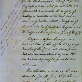 Petition - Request for reduction at east end of Erskine Street, 1857