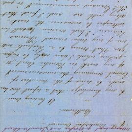 Letter: George Lockie regarding the measurement of his work in Bourke Street and confirming that Mr 