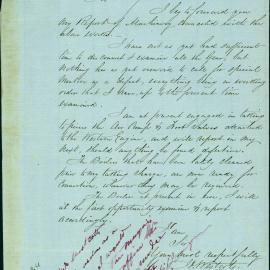 Memorandum: J. Westcott, Chief Engineer, Sydney Water Works, reports on the condition of the machinery at 
