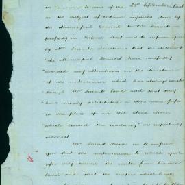 Letter: Rowley & Holdsworth, Solicitors, 81 New Pitt St., argue on behalf of their client, Mr. 