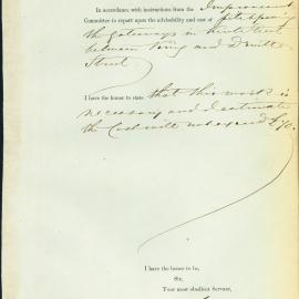 Memorandum: Edward Bell, City Engineer reported on the necessity of improvement to the pitchpaving in 