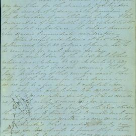 Letter: George Hart submitting suggested proposals for dealing with the large amount of sewage in 