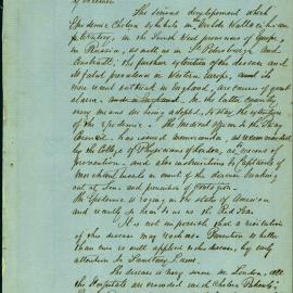 Memorandum - Report about cholera and methods of prevention, 1866