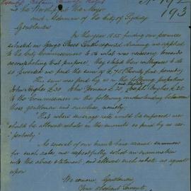 Letter: John Hughes, John Yeomans and the late Joseph Baylis had paid between them £75 to Council 