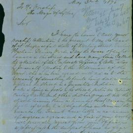 Letter: John R Clerke, Waterford House Paddington, complaining again about the disgraceful state of 